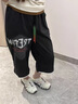 晗鯊短褲男夏季薄款假兩件休閑運(yùn)動(dòng)七分褲子男學(xué)生直筒寬松大碼沙灘褲 深灰色 XL （120-140斤可穿） 曬單實(shí)拍圖
