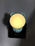 床頭燈節(jié)能省電可愛小夜燈嬰兒喂奶護(hù)眼睡覺燈臥室睡眠燈插電LED 【升級款】藍(lán)色小熊 曬單實拍圖