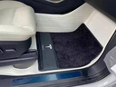 傲銘適用于特斯拉Model 3 model Y S X 全包圍真皮汽車專用腳墊璃 白色真皮+黑色仿羊絨 特斯拉Model S 曬單實(shí)拍圖