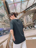 GENIOLAMODEt恤男純棉夏季韓版簡(jiǎn)約寬松休閑短袖男士衣服 曬單實(shí)拍圖