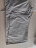 恒源祥夏季水洗棉休閑褲男寬松直筒褲棉多口袋工裝褲夏薄款大碼長(cháng)褲子 Z012-淺灰 L 建議體重125-150斤 曬單實(shí)拍圖