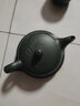 眷砂堂宜興紫砂壺純全手工國工泡茶壺名家用功夫茶具墨綠泥曲壺一帆風(fēng)順 原礦墨綠泥 曬單實(shí)拍圖