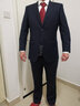 吉約蒙（G·MONS） 西服男單西男士韓版修身商務(wù)小西裝外套 商場(chǎng)同款結婚新郎禮服 單西服上衣 【48碼】 曬單實(shí)拍圖