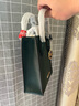 湯麗柏琦TB女包 迷你酒桶包波士頓包單肩斜挎手提包送女友  82939 海軍藍 405 曬單實(shí)拍圖