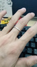 中國黃金（CHINA GOLD）糖果紙銀情侶戒指男女求婚對戒教師節生日禮物紀念實(shí)用送女友老婆 【甜蜜愛(ài)禮】糖果紙戒指【情侶一對】 曬單實(shí)拍圖
