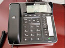 摩托羅拉（Motorola）CT360C高端輕奢辦公家用電話(huà)機 黑名單 雙接口 大屏幕 大按鍵 遠距離免提（插電話(huà)線(xiàn)使用） 黑色 曬單實(shí)拍圖