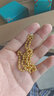 兆亮光珠鏈黃金項(xiàng)鏈男士足金圓珠鏈男女款情侶金鏈子送男友情人節(jié)禮物 20.71克長(zhǎng)46cm寬4.5mm. 曬單實(shí)拍圖