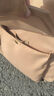 新潮代雙肩包男大容量商務(wù)休閑背包女韓版情侶初高中學(xué)生書(shū)包旅行電腦包 卡其色小號【滌綸三防面料】 曬單實(shí)拍圖