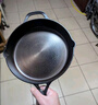 LIDEER COOKWARE鑄鐵平底鍋牛排鍋無(wú)涂層家用牛排煎鍋烙餅鍋電磁爐煎牛排鐵鍋煎蛋 23cm-平底煎鍋（鋼化玻璃蓋） 曬單實(shí)拍圖
