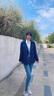AEMAPE時(shí)尚通勤風(fēng)衣女2024年秋季新款簡(jiǎn)約休閑寬松長(zhǎng)袖短款外套 藏青色 L 建議110-120斤 曬單實(shí)拍圖