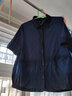 衣典零一（LEDIALYI）2024夏季女裝新款高級感休閑洋氣質(zhì)中年短袖襯衫女小個(gè)子襯衣上衣 藏青色 XL (建議125-135斤) 曬單實(shí)拍圖