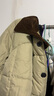 AEMAPE棉服女冬季中長(cháng)款韓版小香風(fēng)棉衣寬松輕薄復古風(fēng)棉襖休閑百搭外套 卡其色 L (110-125斤拍) 曬單實(shí)拍圖