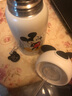 杯具熊（BEDDYBEAR） 正品兒童保溫杯食品級帶吸管無縫內(nèi)膽女寶寶便攜直飲兩用杯 耳朵-大耳米奇600ml 禮盒裝 曬單實拍圖
