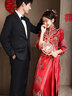 泰勒馬丁（TAILEMARTIN）秀禾服2025新款新娘中式婚紗結(jié)婚禮服敬酒服嫁衣龍鳳褂婚服 511雙袖 S 曬單實拍圖