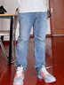 ABLE JEANS【大V褲】新款百搭通勤男士褲子酷爽牛仔褲男 【酷爽】天晴藍 32 /32 曬單實拍圖