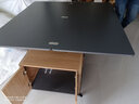 乾厚家具升降客廳茶幾餐桌兩用北歐小戶型簡約現(xiàn)代客廳家具多功能折疊茶桌 多功能茶幾+6凳【胡桃色】 曬單實(shí)拍圖