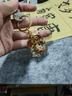 歐客欣（AUKEWIN）鑰匙扣掛飾古風(fēng)平安喜樂(lè )錦鯉男女情侶禮物可愛(ài)小兔子鑰匙鏈掛件 吉祥如意 1個(gè) 曬單實(shí)拍圖
