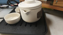 極友茗便攜式旅行茶具套裝快客杯包一壺兩杯隨身戶(hù)外露營(yíng)出差泡茶壺陶瓷 旅行快客-白 一壺2杯 曬單實(shí)拍圖