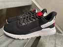 鴻星爾克（ERKE）運動(dòng)跑步鞋男減震緩沖網(wǎng)面透氣體測慢跑鞋男鞋戶(hù)外休閑百軟底鞋男 正黑 42 曬單實(shí)拍圖