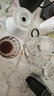 CDA法國進口無鉛水晶杯玻璃水杯 泡茶杯 厚熱水杯 果汁嗨波杯牛奶杯 地平線x+川三杯架+盤  360ml 6只 曬單實拍圖