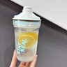 夢(mèng)泡搖搖杯子tritan材質(zhì)沖奶速搖杯攪拌球水杯男女生高顏值運(yùn)動(dòng)水杯子 高顏值水杯+304攪拌球+便攜提繩 白420ml[Tritan材質(zhì)] 曬單實(shí)拍圖