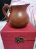 玉頤閣 宜興茶壺茶具茶道配件茶漏純手工原礦紫砂公道杯 大紅袍龍把款 350cc 曬單實(shí)拍圖