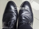 奧康皮鞋男秋冬新款頭層舒適休閑牛皮系帶圓頭正裝鞋男 黑色/四季款 44 曬單實(shí)拍圖
