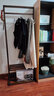 振林（ZHURLINS）胡桃木北歐衣帽架實(shí)木落地掛衣架子簡(jiǎn)約現代日式衣服架子 曬單實(shí)拍圖