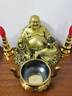 天祥緣黃銅彌勒佛擺件大肚開(kāi)心笑佛菩薩客廳家用供奉佛像銅像 8號聚寶盆笑佛 曬單實(shí)拍圖