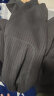 红豆内衣男士秋衣秋裤纯棉套装圆领棉毛衫薄款打底保暖内衣591 黑色 180/105 实拍图