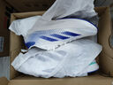 adidas ADIPUFF面包鞋柔軟舒適保暖棉鞋阿迪達(dá)斯官方輕運(yùn)動(dòng) 漢玉白/黑色/淺橙黃 43 曬單實(shí)拍圖