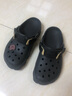 crocs洞洞鞋 卡駱馳經(jīng)典特林系列白敬亭同款耐磨拖鞋休閑鞋男女206340 黑色001 39-40 250mm 曬單實拍圖