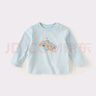 戴維貝拉兒童T恤2024春裝男童洋氣卡通長(cháng)袖打底衫寶寶套頭衫 曬單實(shí)拍圖
