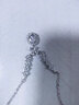 戚小米天使之翼項(xiàng)鏈女士爆閃鵝蛋銀鎖骨鏈實(shí)用情人節(jié)實(shí)用生日禮物送女友 項(xiàng)鏈【精美禮盒】 曬單實(shí)拍圖