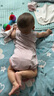 papa爬爬夏嬰兒衣服寶寶連體衣可剪裁螺紋包屁衣男女童無(wú)感無(wú)痕 淺粉色 80cm 曬單實(shí)拍圖