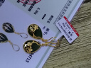 念玉珠寶 足金鑲嵌玉耳環(huán)999黃金耳墜和田碧玉水滴耳墜蘭花女士長款耳飾大號(hào)玉器首飾帶證書 曬單實(shí)拍圖