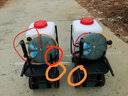 汐巖手推式打藥機(jī)60升電動(dòng)消毒噴霧器高壓農(nóng)用農(nóng)藥噴藥機(jī)推車(chē)式打藥車(chē) 60L自動(dòng)收管180W電機(jī)+45A電池 曬單實(shí)拍圖