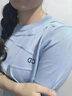 閱櫻T恤女短袖寬松2022春夏新款女裝薄冰絲圓領(lǐng)內(nèi)搭打底衫小衫體恤女氣質(zhì)女士上衣半袖t恤小衫夏 白色 XL(115-130斤) 曬單實(shí)拍圖