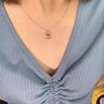 法蔻（farcoko）星月項(xiàng)鏈女輕奢小眾新款氣質(zhì)鎖骨鏈生日520情人節(jié)禮物送女友老婆 星月項(xiàng)鏈（玫瑰金色） 曬單實(shí)拍圖