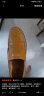 木林森（MULINSEN）男鞋商务休闲镂空豆豆鞋软底凉皮鞋 黄棕 39码 88028 实拍图