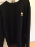 羅網(wǎng)秋冬男士長(cháng)袖t恤潮流潮牌體恤打底衫情侶男裝秋裝衛衣上衣服 黑色 3XL (150-165斤) 曬單實(shí)拍圖