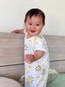 婧麒嬰兒衣服夏季超薄款寶寶純棉短袖連體衣新生兒爬服空調服夏裝 曬單實(shí)拍圖