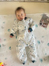 nest designs嬰兒睡袋嬰幼兒輕芯薄夾棉可拆卸袖兒童分腿睡袋秋冬寶寶防踢被 初雪（建議室溫18-20℃） 90碼（建議身高80-95cm） 曬單實(shí)拍圖