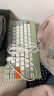 航世（BOW）K620U有线键盘 办公键盘 超薄便携键盘 79键 台式笔记本巧克力按键小键盘 橙灰绿 实拍图
