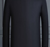 皮爾卡丹（pierre cardin）秋冬季加厚中年男士羊毛夾克中老年商務休閑爸爸裝羊毛呢子外套 立領(lǐng)藏青 可拆卸羽絨內(nèi)膽 180/XL(合適135-150斤) 曬單實拍圖