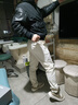 羅蒙休閑褲男士夏季新款修身百搭褲子男韓版潮流小腳彈力冰絲長褲 1618米白色 31 曬單實拍圖