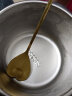 爱屋格林304不锈钢长柄搅拌勺子小汤匙创意花型咖啡勺加长甜品勺小调羹冰淇淋勺 金色爱心 实拍图
