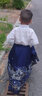 安妮優(yōu)兒漢服男童馬面裙套裝2025春款中國風(fēng)兒童唐裝男孩古裝 藏青色 120 曬單實(shí)拍圖