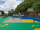 歐百娜懸浮地板籃球場地墊室外學(xué)校操場幼兒園拼裝地墊塑膠地板塑料地墊 【籃球場懸浮偏軟款】OK—11 曬單實拍圖