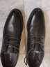 奥康（Aokang）皮鞋男士系带商务正装西装内增高上班鞋子男黑色40码 实拍图